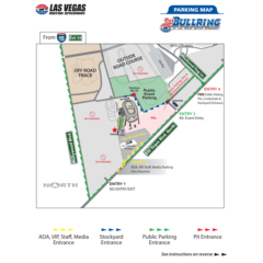 Bullring — Night of Fire Parking Map